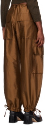 Cawley Brown Drawstring Trousers