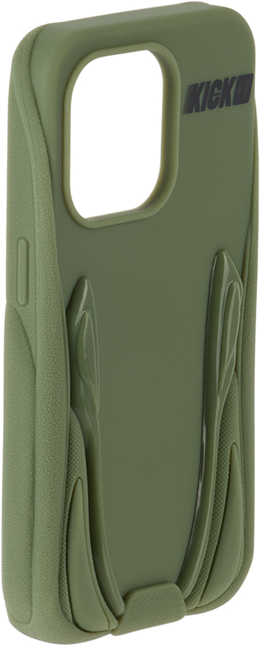 Urban Sophistication Green 'The Kick' iPhone 14 Pro Case