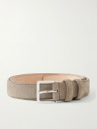 Mr P. - 3cm Suede Belt - Gray