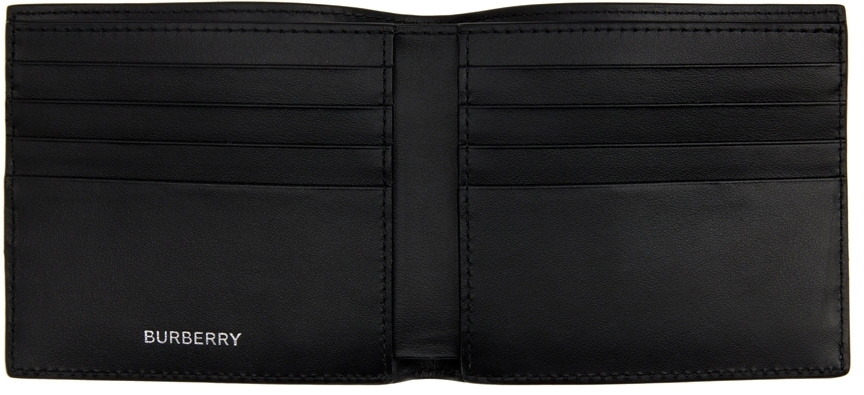 Unisex Black & White Geometric Print Soft Canvas Bifold Wallet – Screen Print