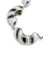 Jacquemus Le Collier Zebra Enamelled Necklace - Black - One Size