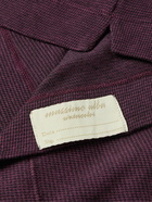 Massimo Alba - Cotton-Blend Polo Shirt - Burgundy