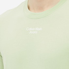 Calvin Klein Men's Stacked Logo T-Shirt in Jaded Green