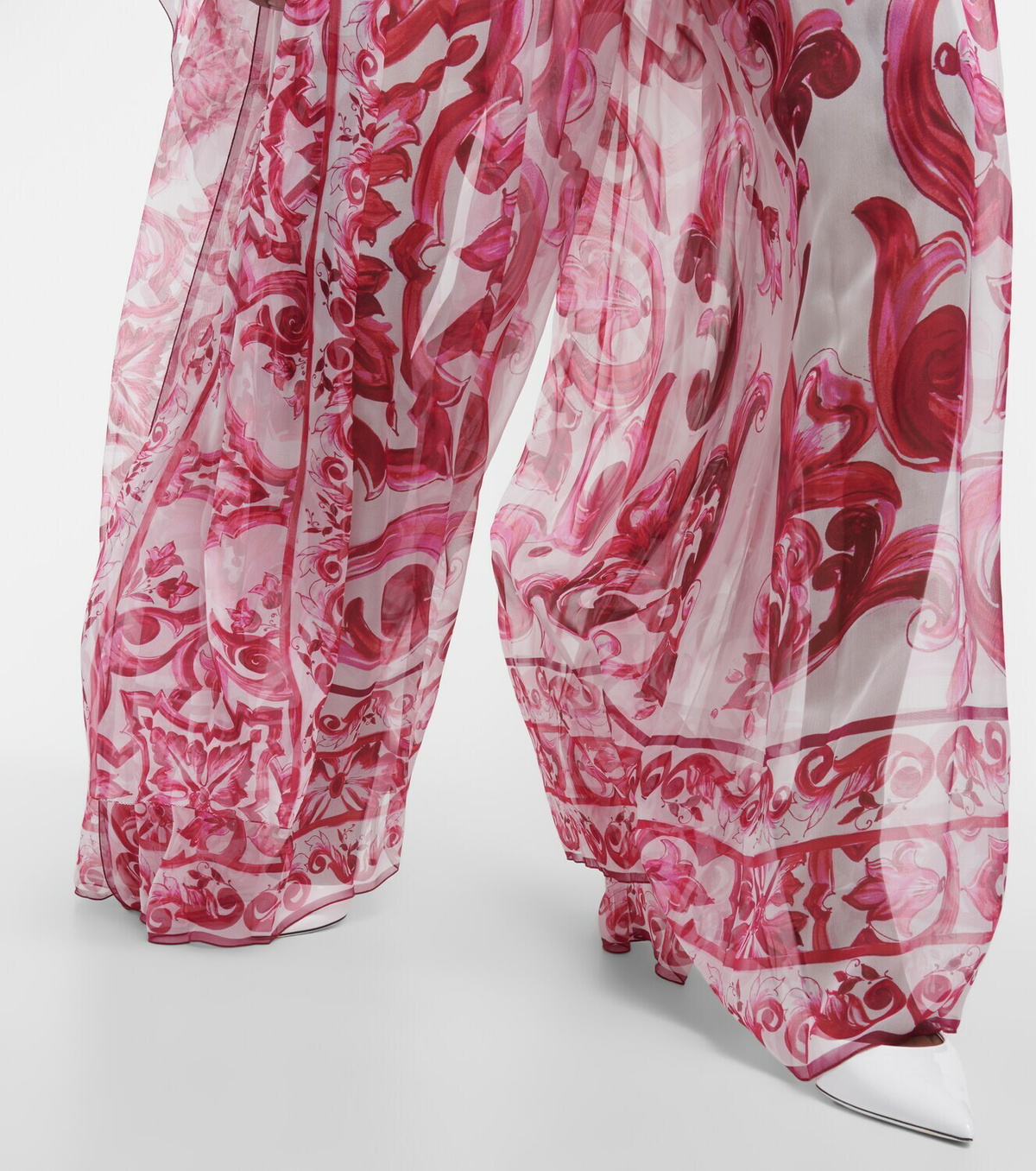 Dolce&Gabbana Majolica silk maxi dress