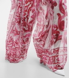 Dolce&Gabbana Majolica silk maxi dress