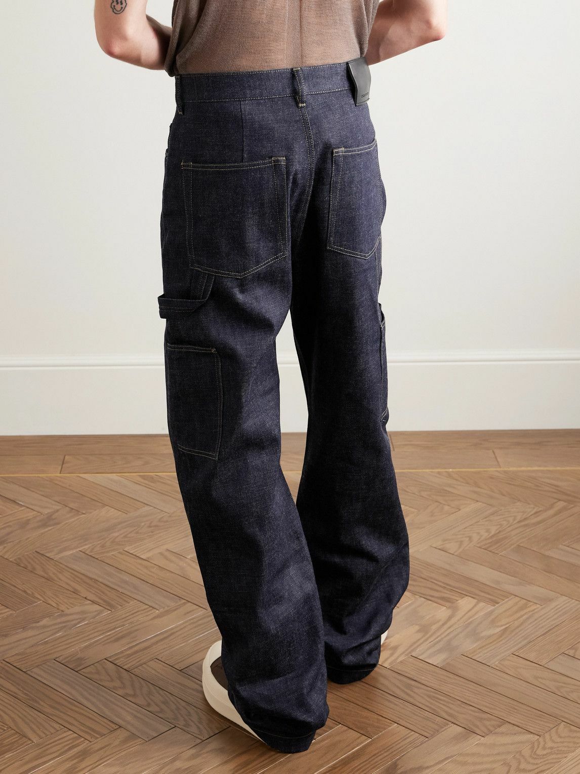 DRKSHDW by Rick Owens - Double-Knee Geth Wide-Leg Jeans