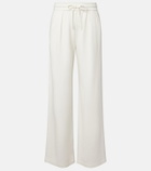 Max Mara Cotton and silk-blend sweatpants