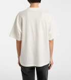 The Row Estavo oversized linen-blend T-shirt