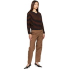 Nothing Written Brown Molly V-Neck Pullover Sweater