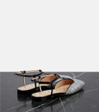 Gucci Double GG embellished ballet flats