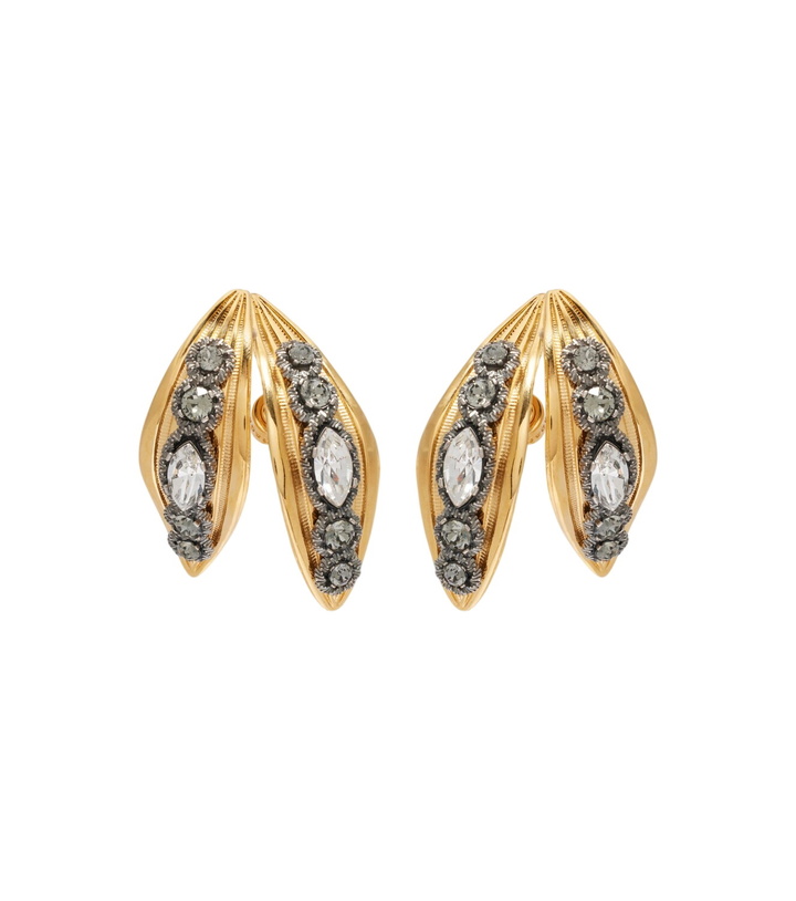 Photo: Balenciaga Bloom crystal-embellished earrings