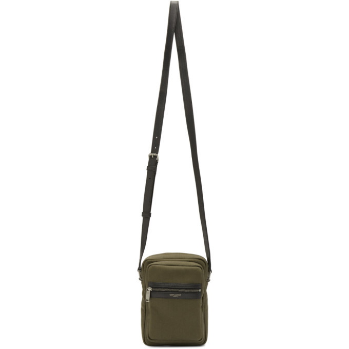 Photo: Saint Laurent Khaki Sid Messenger Bag