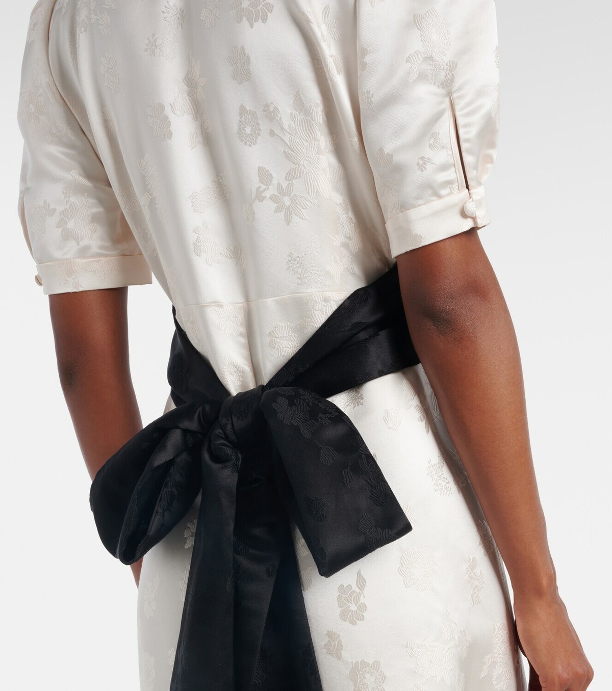 Gabriela Hearst Larkin floral silk midi dress