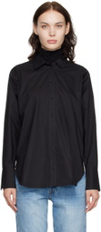 FRAME Black Button Up Shirt