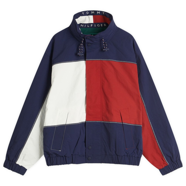 Photo: Tommy Jeans Men's Gi Sailing Reversible Jacket in Green