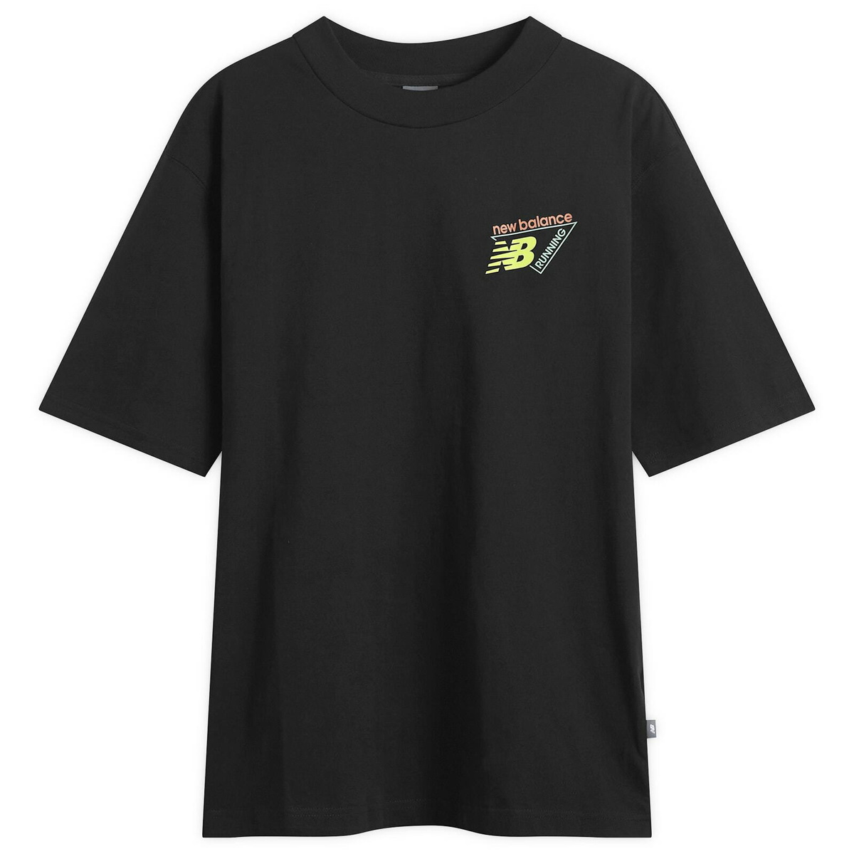 New Balance Men's Classic Tri-Logo Heat Map T-Shirt in Black