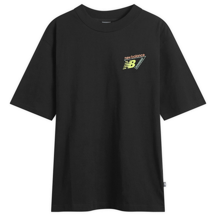 Photo: New Balance Men's Classic Tri-Logo Heat Map T-Shirt in Black