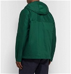 Arpenteur - Sportive Canvas Hooded Jacket - Dark green