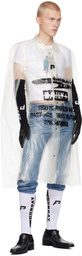 Prototypes Transparent Printed Poncho Jacket
