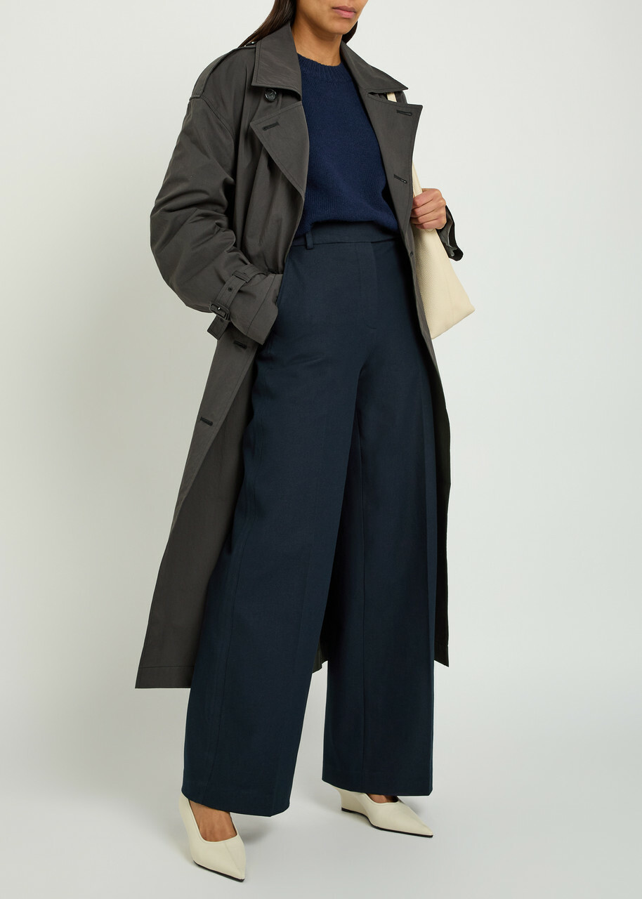 Joseph Yukio Flared-leg Trousers Indigo