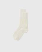 Norse Projects Bjarki Cashmere Wool Blend Rib Sock Beige Men