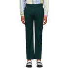 Charles Jeffrey Loverboy Green Slim Martini Trousers