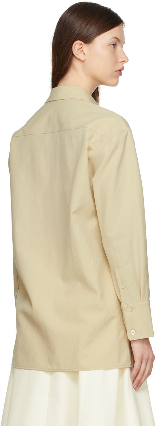 GIA STUDIOS Yellow Polyester Shirt