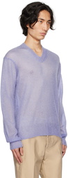 TOM FORD Purple Brushed Sweater