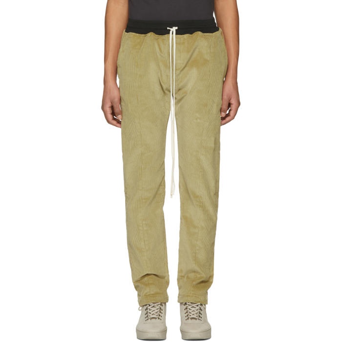 Photo: Fear of God Tan Corduroy Baggy Trousers