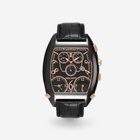 Polanti 3T-Zone Chronograph Quartz Rose Gold Dial Mens Watch PL2400-IPBK-RG