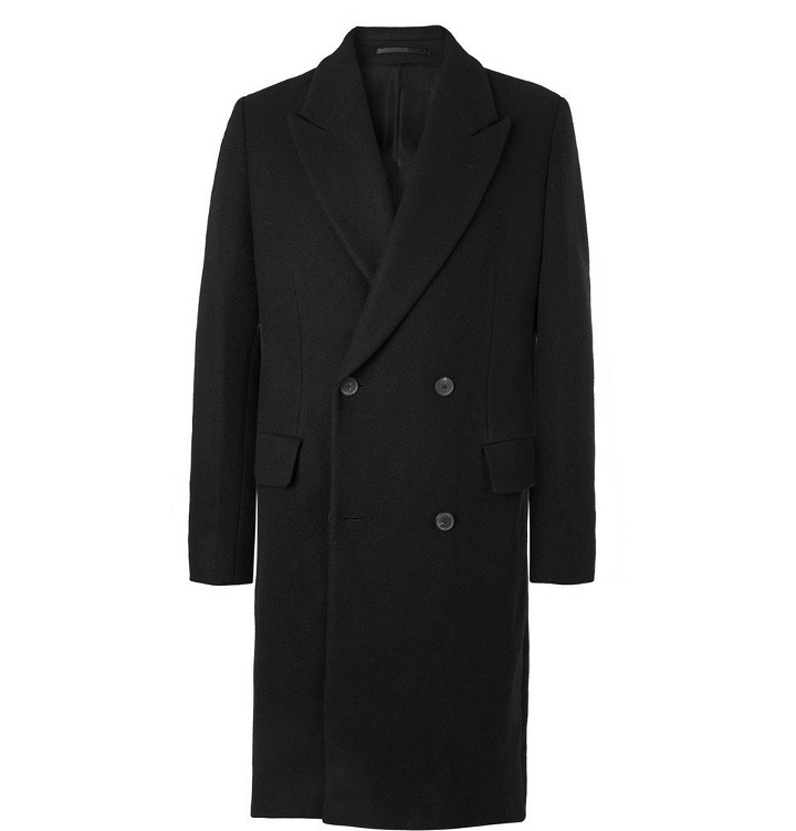 Photo: The Row - Mickey Double-Breasted Cashmere Coat - Black