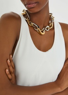 Rabanne Two-tone Necklace - Gold - One Size