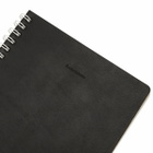 Hender Scheme Removable Ring Notebook - A5 in Black 