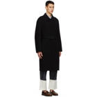 Loewe Black Wool and Cashmere Coat