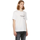 Saint Laurent White Sorry For What I Said T-Shirt