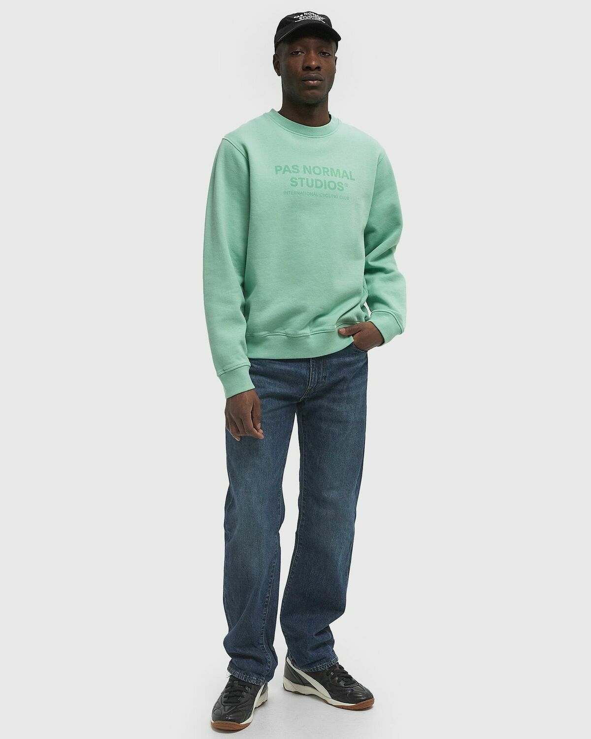 Pas Normal Studios Off-Race Logo Sweatshirt Green Men