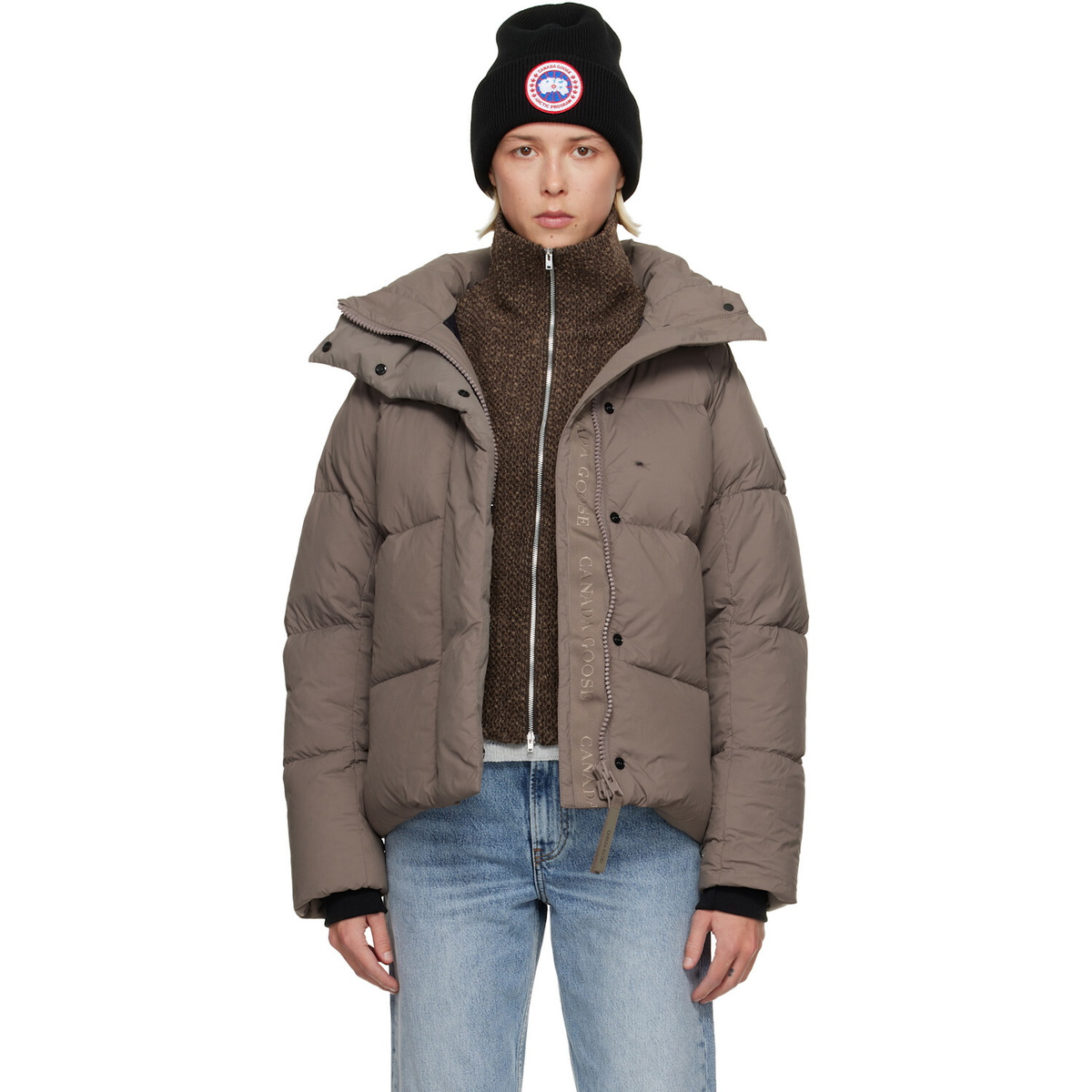 Canada Goose Taupe Junction Down Jacket