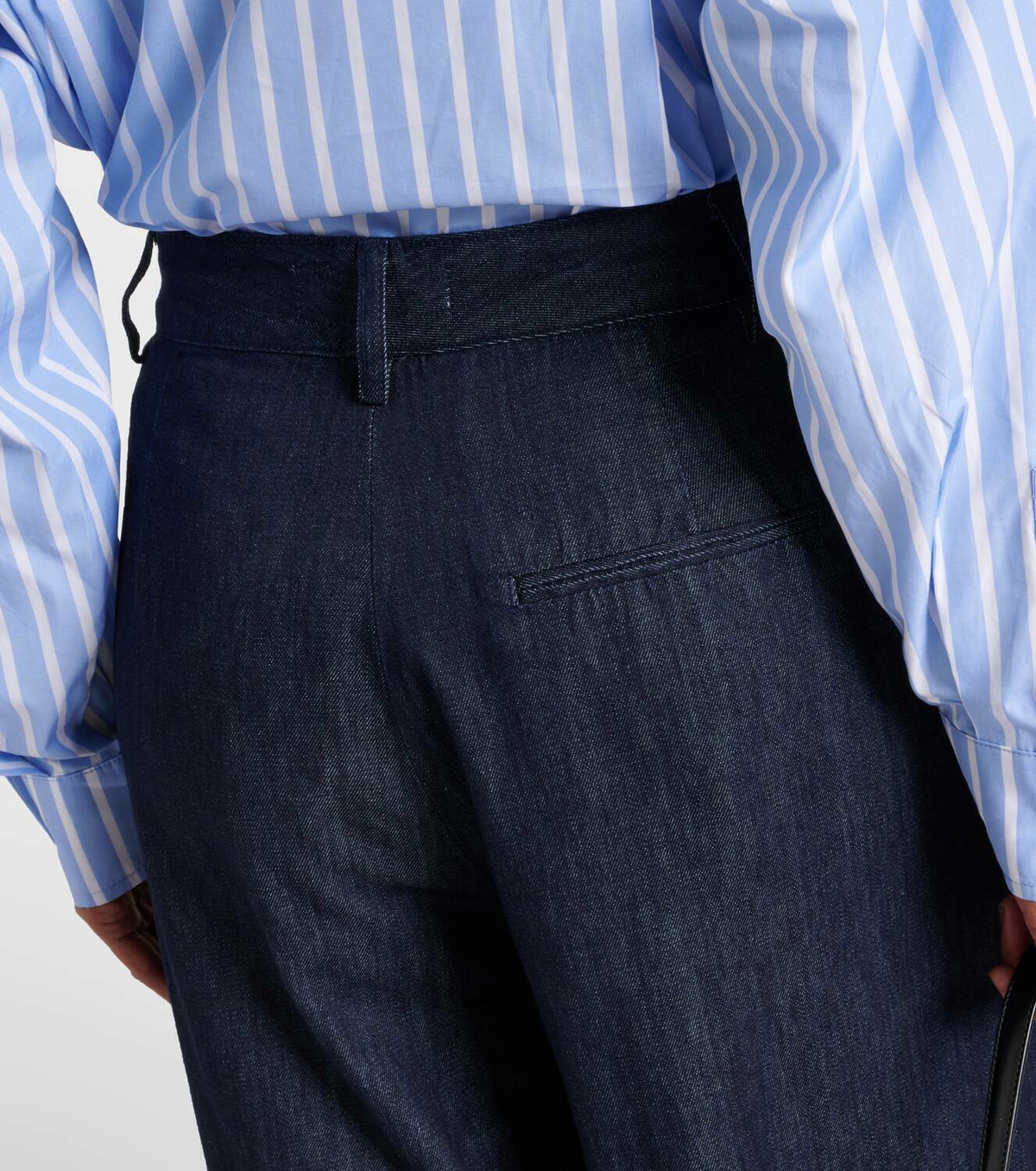 The Frankie Shop Nolan high-rise wide-leg jeans