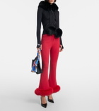 Balenciaga Low-rise cotton capri pants