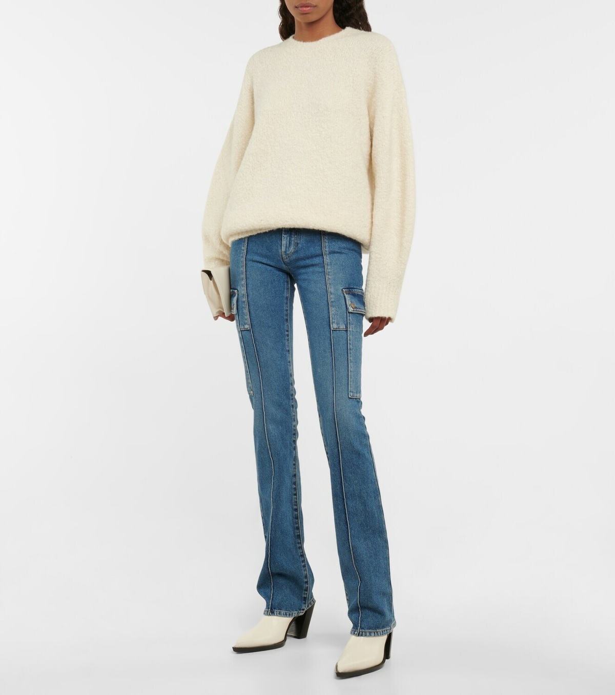 Petar Petrov Genadio low-rise flared jeans