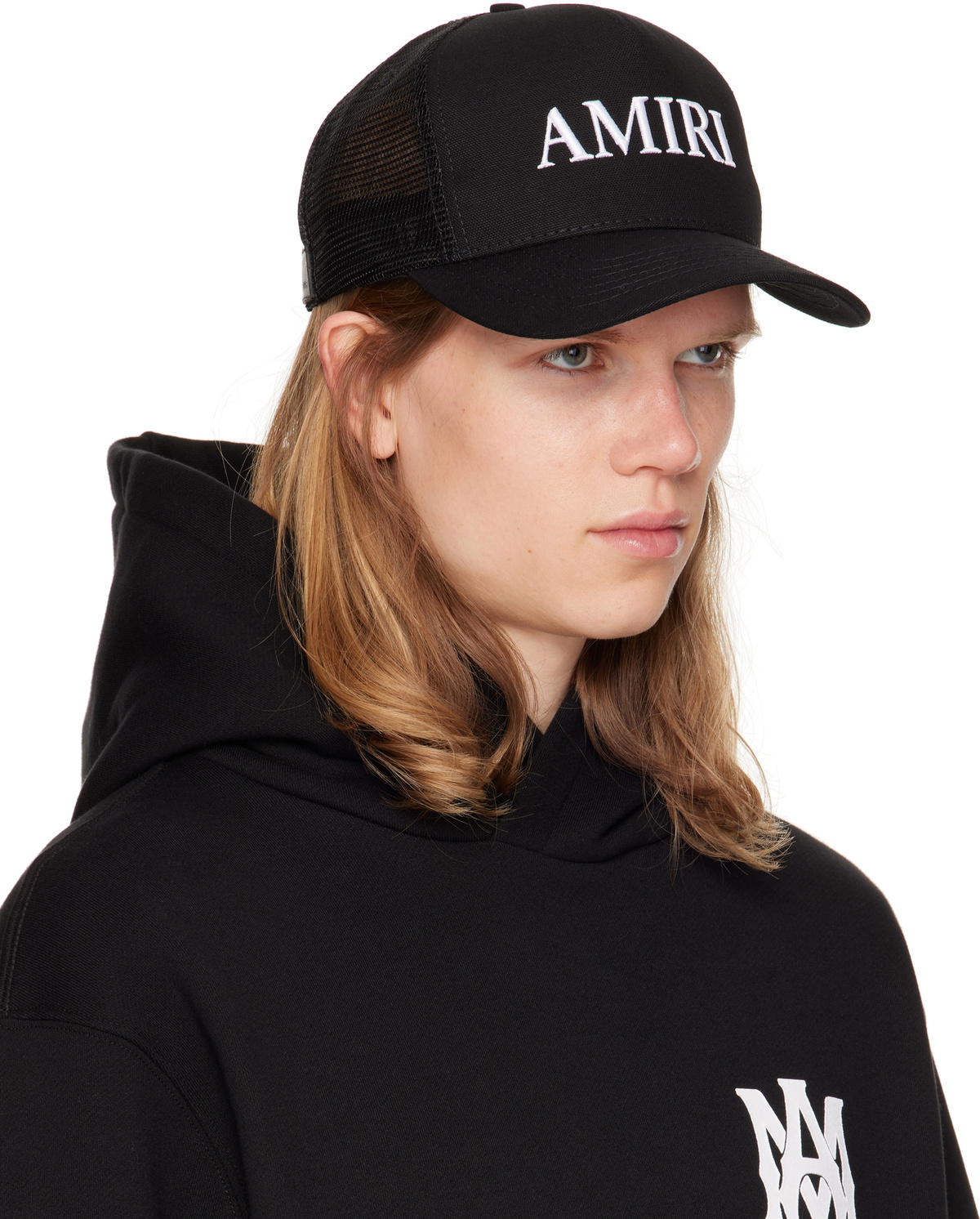 AMIRI Black 'AMIRI' Core Logo Trucker Cap Amiri