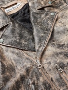 Acne Studios - Leather Biker Jacket - Black