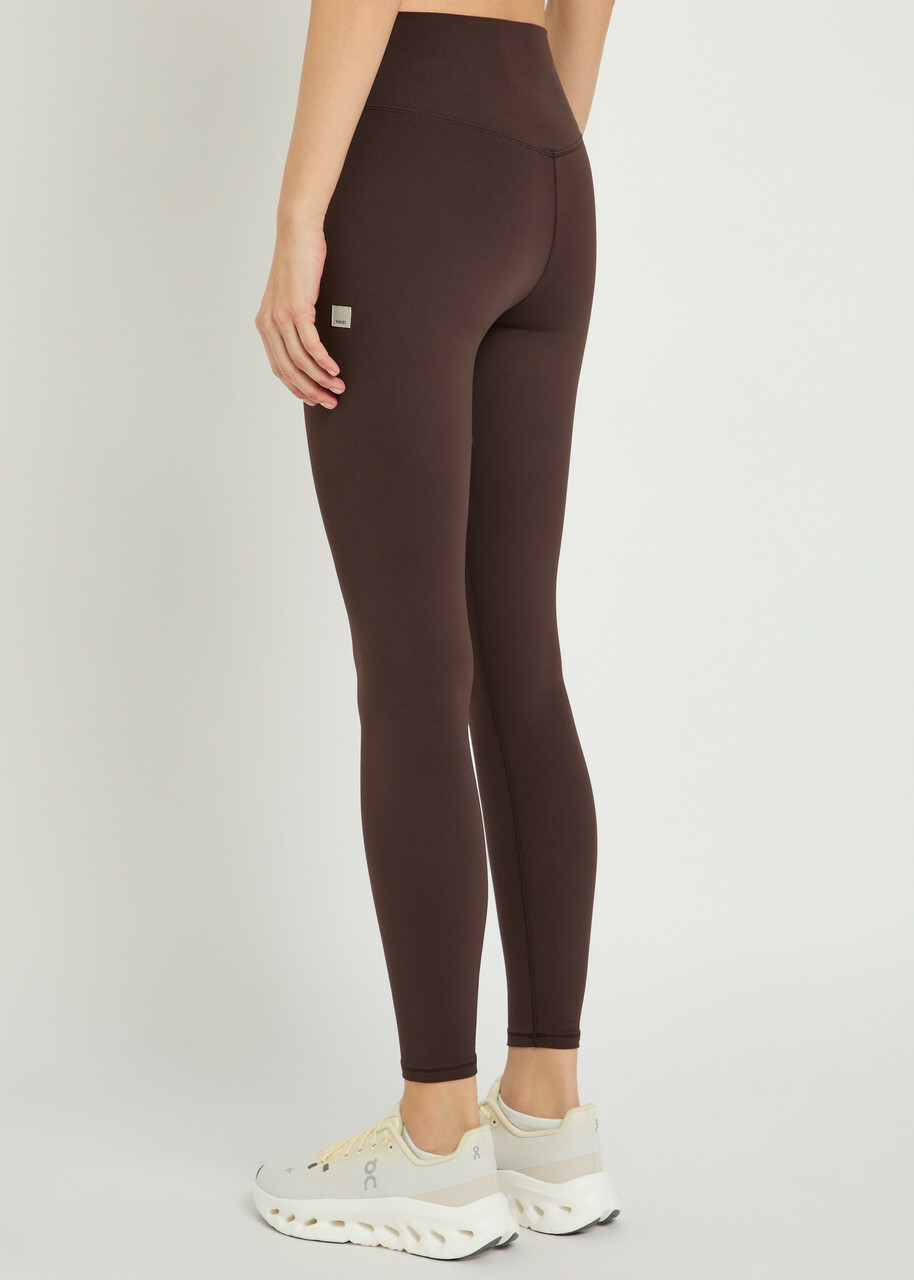 Vuori Alltheform Stretch-jersey Leggings Brown