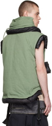 Craig Green Green Fluffy Hole Vest