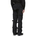 99% IS Black Strap Trousers