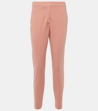 Max Mara Pegno cropped jersey slim pants