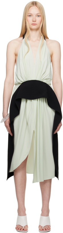 Photo: 16Arlington Green & Black Piera Midi Dress