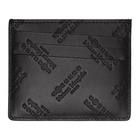 Maison Margiela Black All Over Logo Card Holder