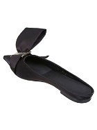 FERRAGAMO - Maxi Bow Leather Slippers