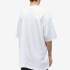 Vetements Men's 4 Seasons Embroidered Logo T-Shirt in White